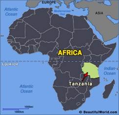 Map of Tanzania - Facts & Information - Beautiful World Travel Guide